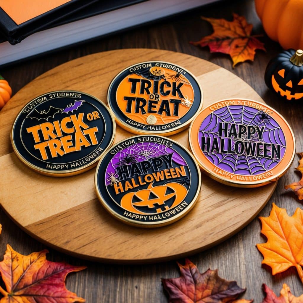 Custom Halloween coins